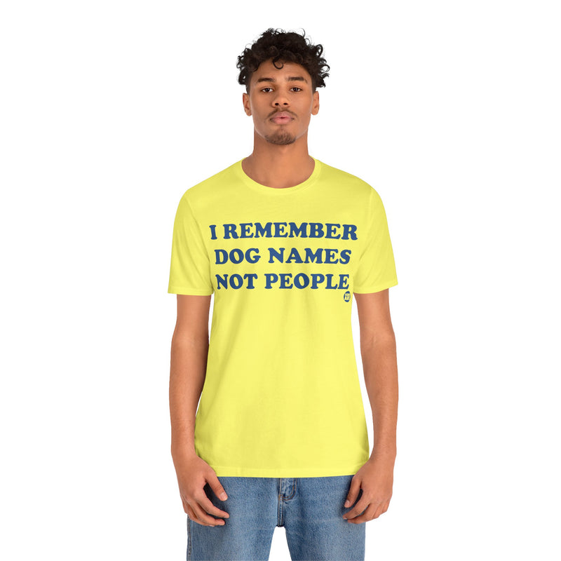 Load image into Gallery viewer, I Remember Dog Names Unisex Jersey Short Sleeve Tee
