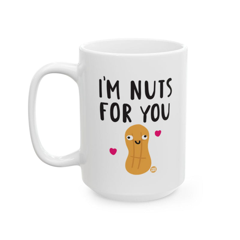 Load image into Gallery viewer, I'm Nuts For You Cute Peanut Mug Fun Gift
