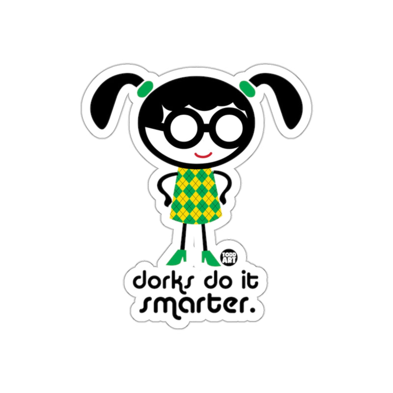 Load image into Gallery viewer, Dorks Do It Smarter Geeky Graphic Sticker
