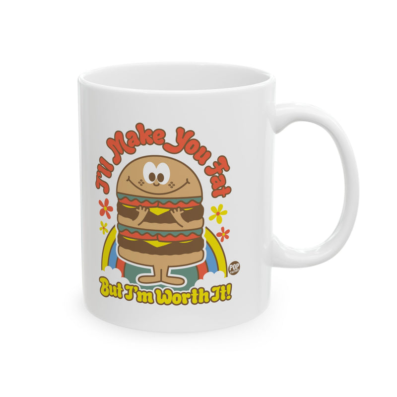 Load image into Gallery viewer, Funshine - I&#39;ll Make You Fat Burger Mug
