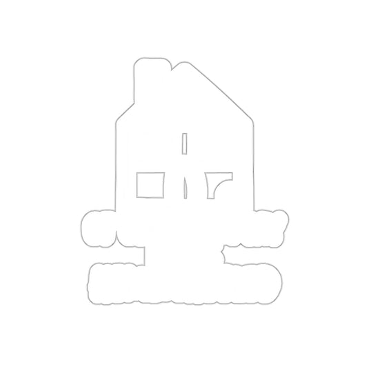 House Shaped Custom Home Decor Sign