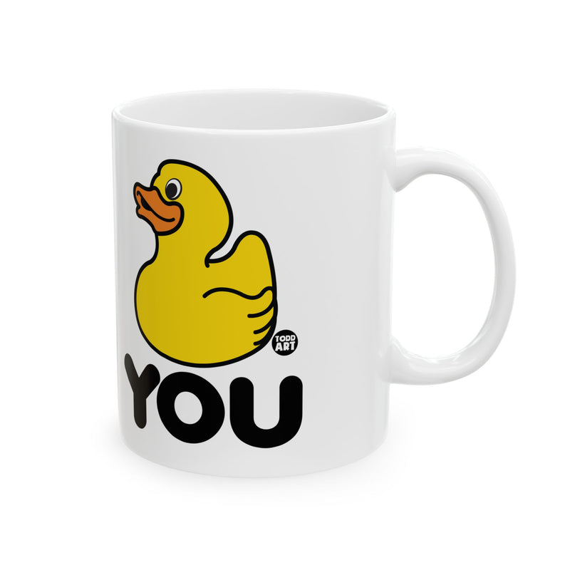 Load image into Gallery viewer, Duck You Mug, Funny Mugs for Him, Sarcastic Mens Mug, Funny Coffee Mug Men
