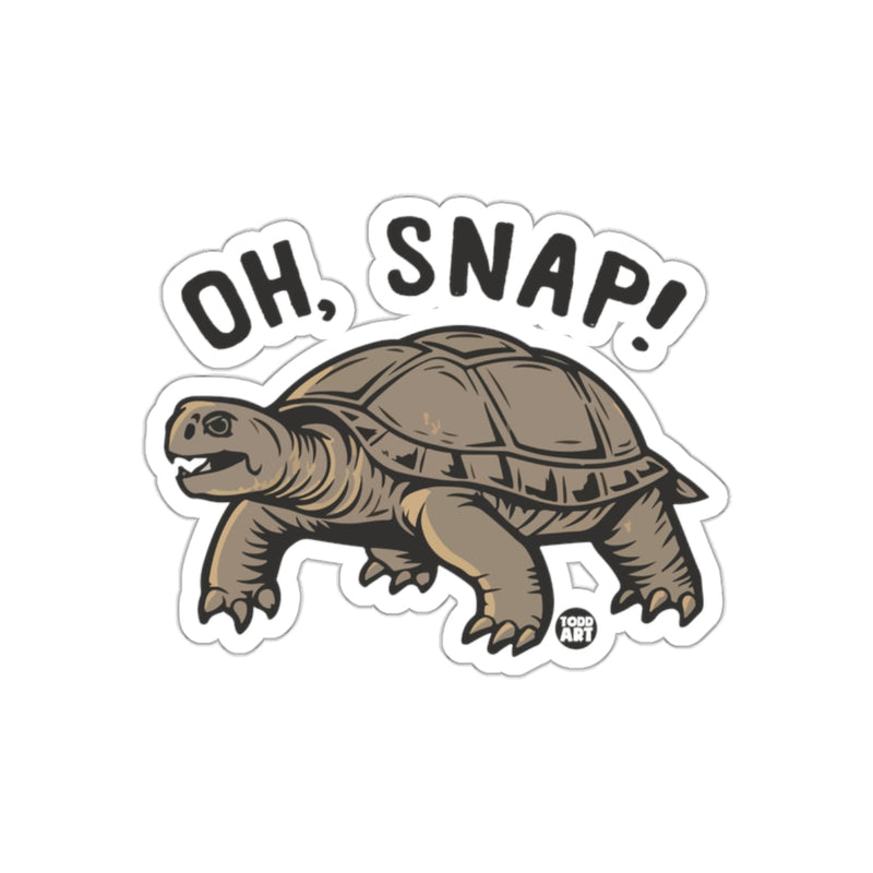 Load image into Gallery viewer, Oh Snap Cartoon Turtle Sticker Fun Art Product
