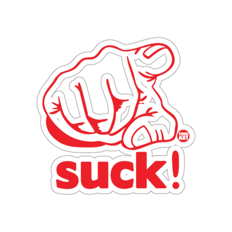 Load image into Gallery viewer, Suck! Todd Art Design Sticker for Your Collection
