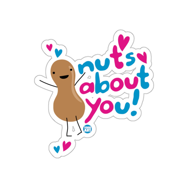 Load image into Gallery viewer, Nuts About You Cartoon Character Sticker
