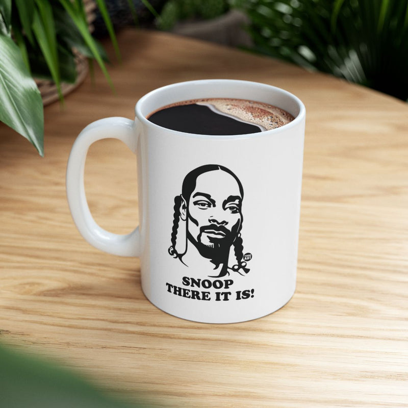 Load image into Gallery viewer, Snoop There It Is white ceramic mug product
