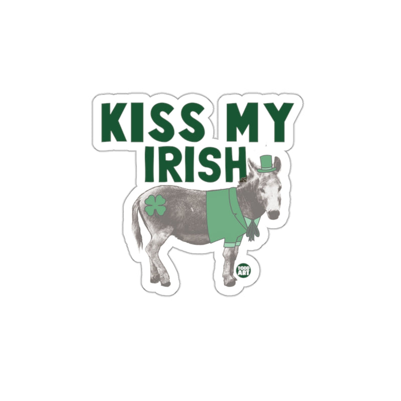 Load image into Gallery viewer, Kiss My Irish Donkey Funny St. Patrick's Day Sticker
