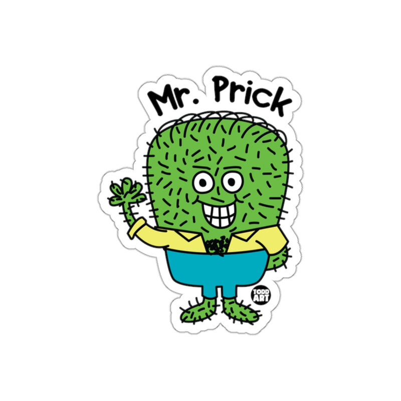 Load image into Gallery viewer, Mr. Prick Cartoon Character Sticker Art
