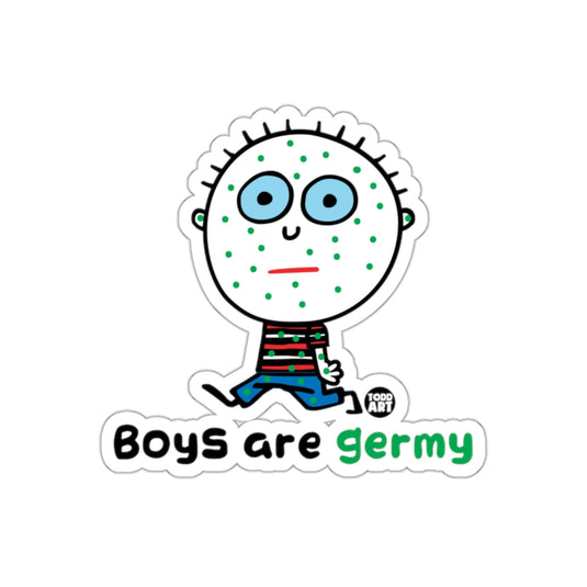 Boys Are Germy Cartoon Character T-shirt