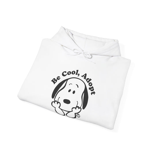 Be Cool Adopt Don't Shop Dog Unisex Heavy Blend Hooded Sweatshirt