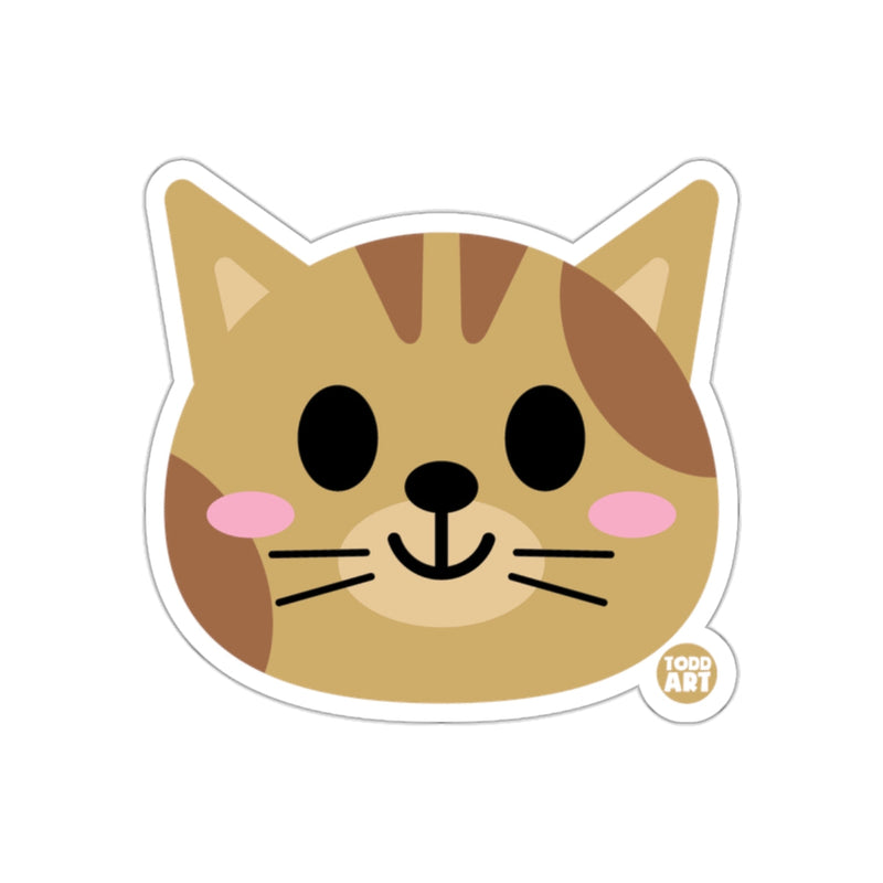 Load image into Gallery viewer, Cute Smiling Cat Face Sticker for Your Collection
