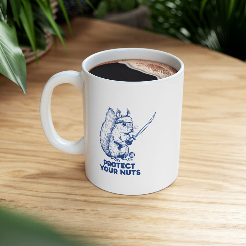 Load image into Gallery viewer, Protect Your Nuts Squirrel Coffee Mug
