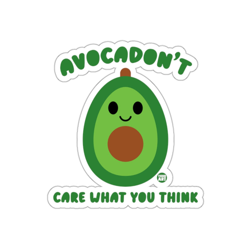 Load image into Gallery viewer, Avocadon't Care What You Think Avocado Sticker
