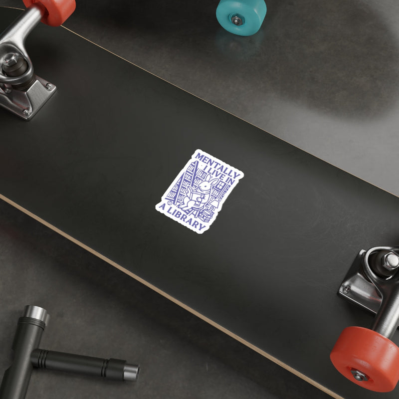 Load image into Gallery viewer, Mentally I Am In A Library Skateboard Deck
