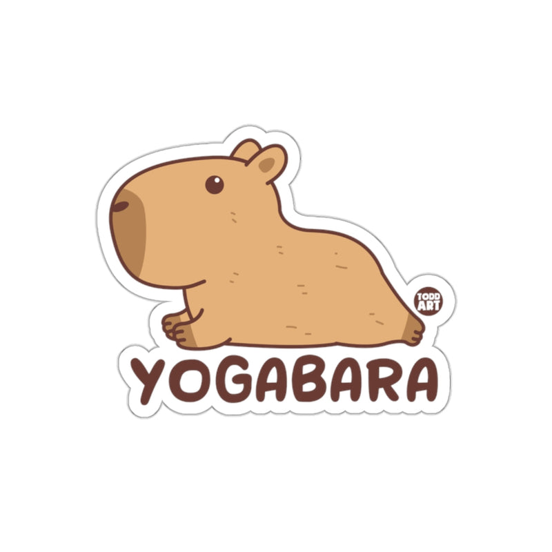 Load image into Gallery viewer, Yogabara Cute Capybara Cartoon Sticker
