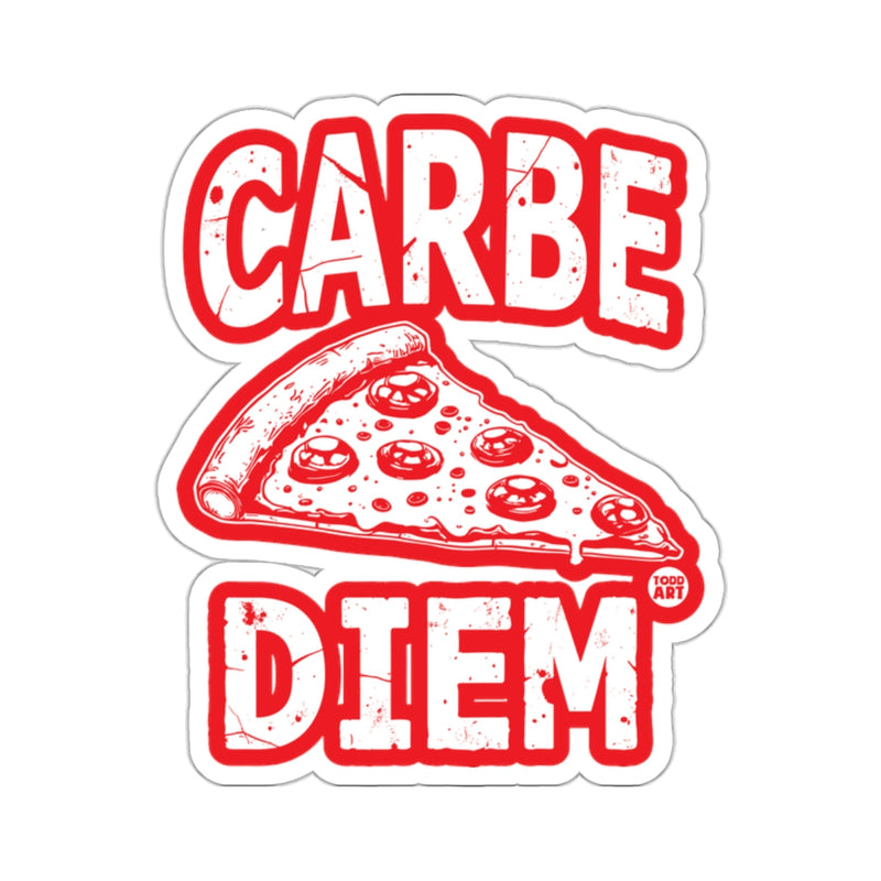 Load image into Gallery viewer, Carbe Diem Pizza Slice Fun Graphic Design 
