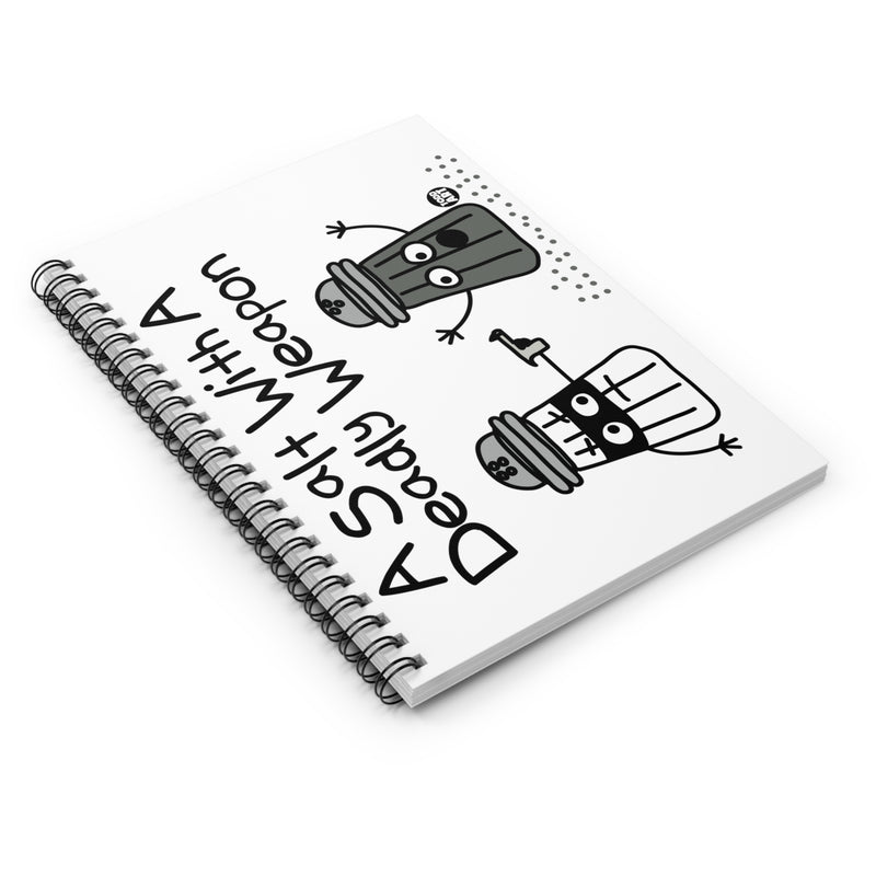 Load image into Gallery viewer, A Salt Deadly Weapon Notebook Spiral Notebook - Ruled Line
