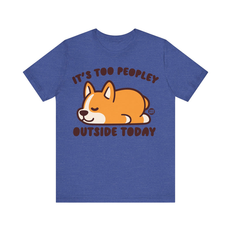 Load image into Gallery viewer, Too Peopley Outside Dog Unisex Jersey Short Sleeve Tee
