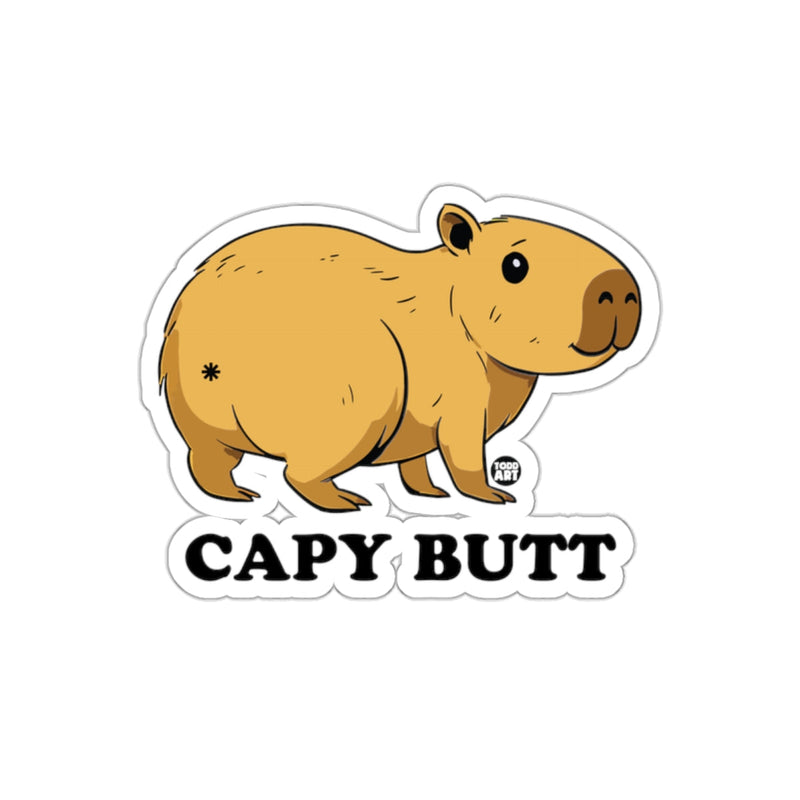 Load image into Gallery viewer, Capybara Capy Butt Funny Adorable Capybara Sticker
