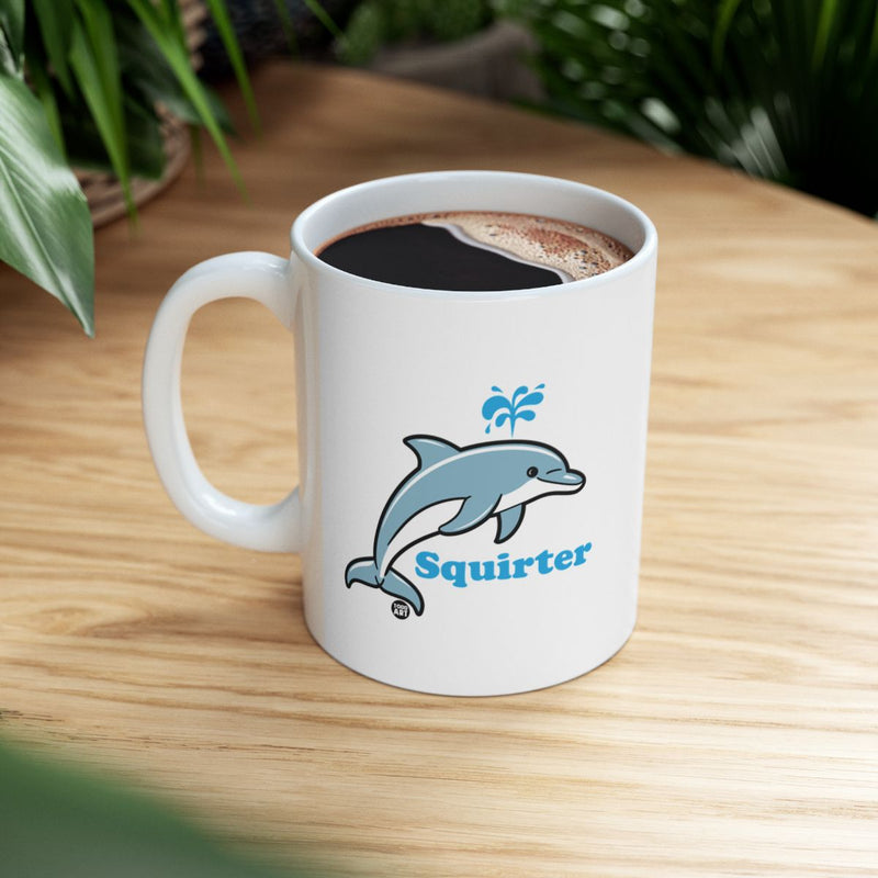 Load image into Gallery viewer, Dolphin Squirter Funny Dolphin Coffee Mug For Hot Drinks
