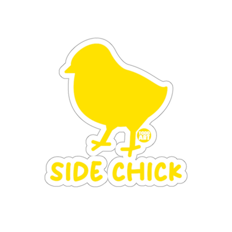 Load image into Gallery viewer, Side Chick Yellow Sticker For Unique Fun Look
