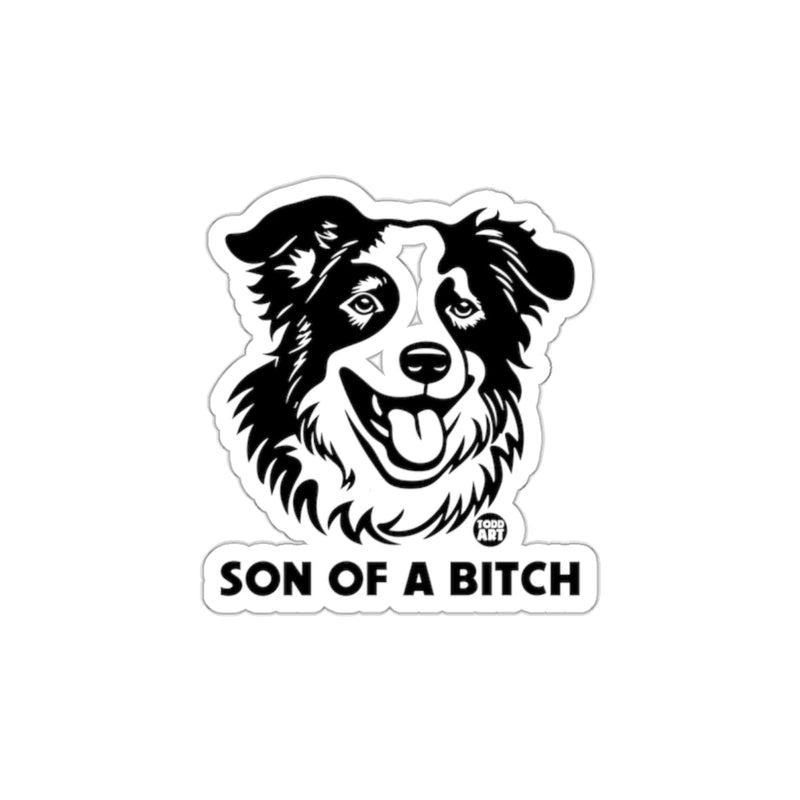 Load image into Gallery viewer, Son of a Bitch Dog Illustration Sticker
