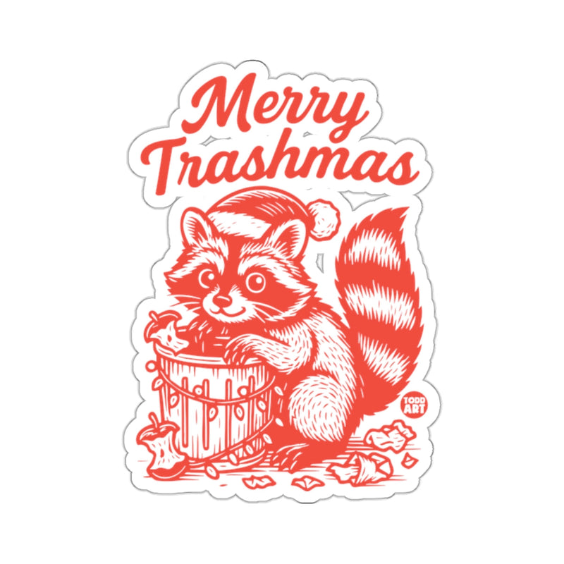 Load image into Gallery viewer, Merry Trashmas Raccoon Christmas Santa Hat 
