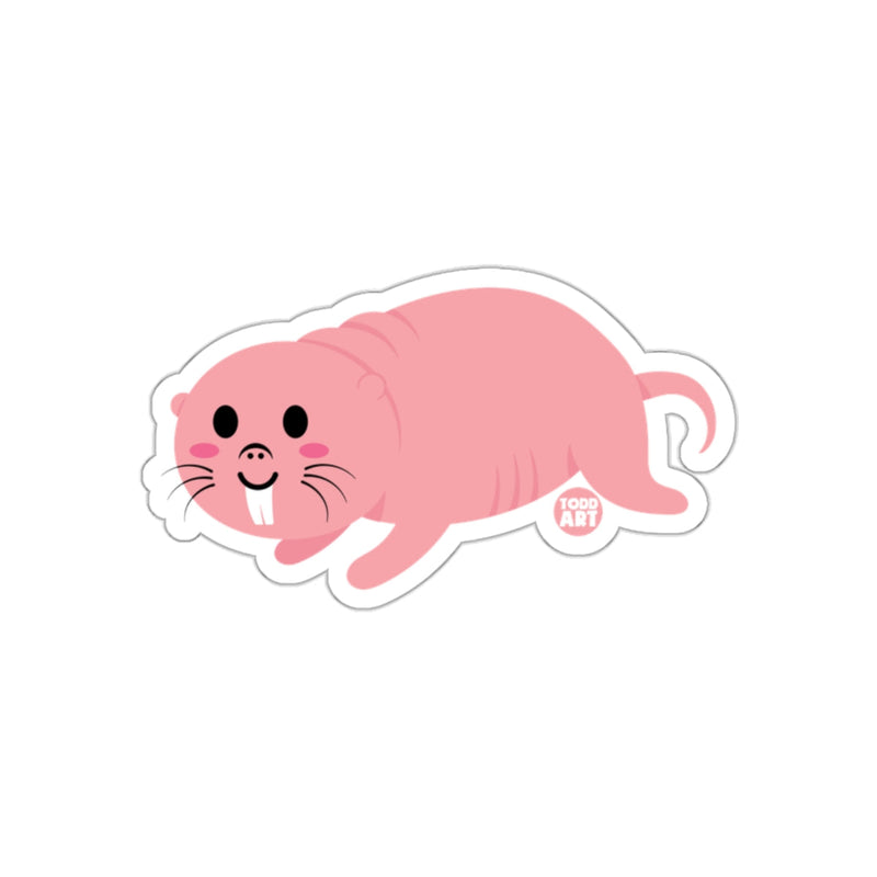 Load image into Gallery viewer, Cute Pink Cartoon Animal with Big Teeth Sticker Product
