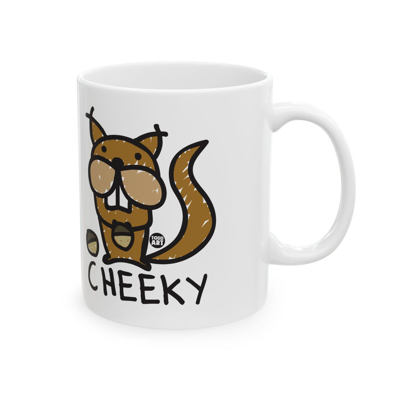 Load image into Gallery viewer, Cheeky Squirrel Coffee Mug, Cute Squirrel Coffee Mug
