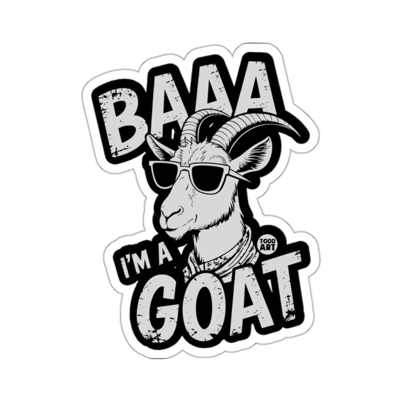 Load image into Gallery viewer, BAAA I'm A GOAT Funny Sunglasses Sticker Product
