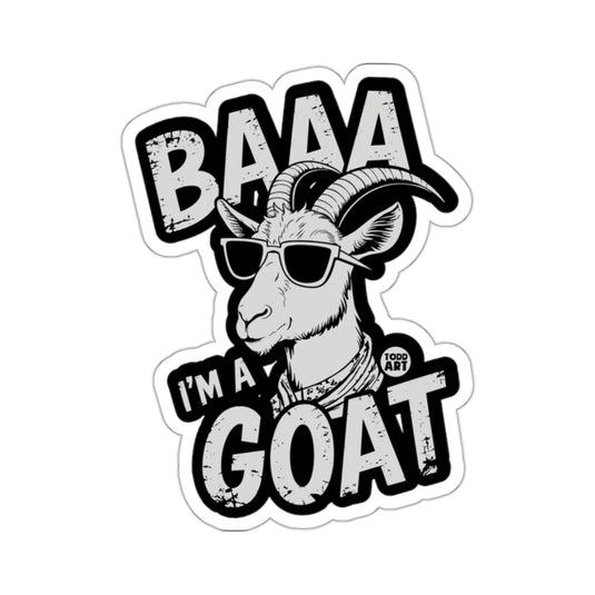 BAAA I'm A GOAT Funny Sunglasses Sticker Product