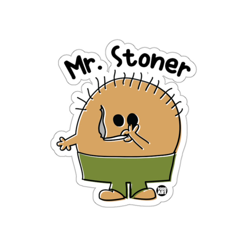 Load image into Gallery viewer, Mr. Stoner Character Drawing Sticker Product
