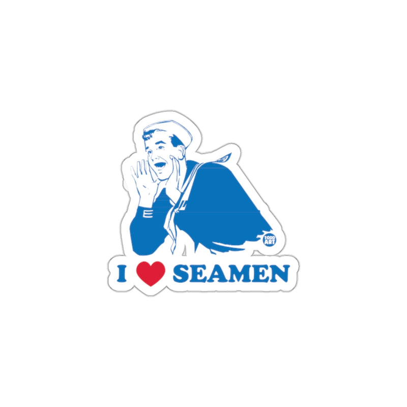Load image into Gallery viewer, I Love Seamen Funny Sailor Illustration Sticker
