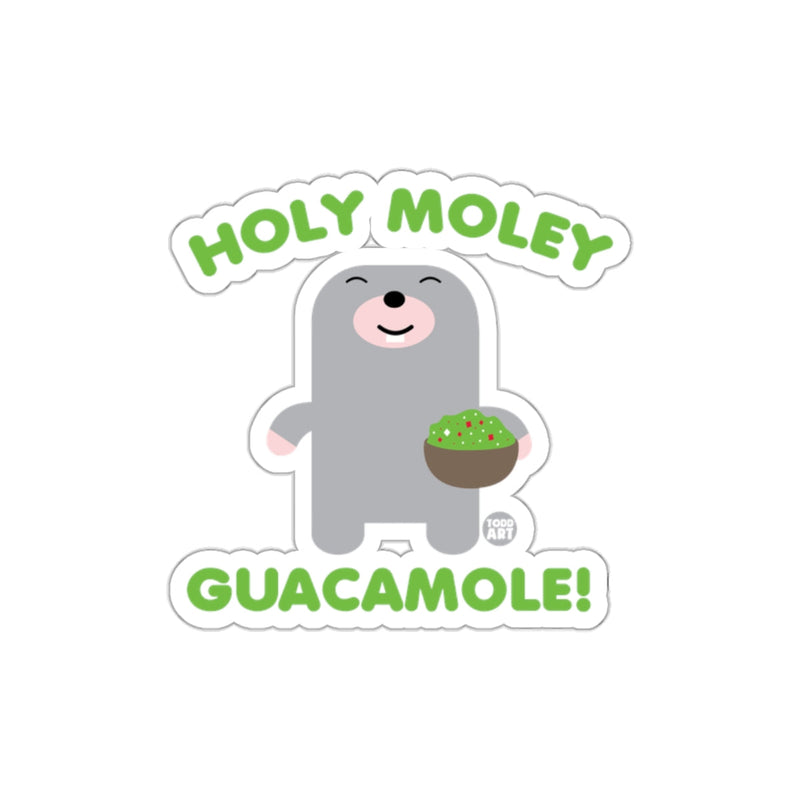 Load image into Gallery viewer, Holy Moley Guacamole Funny Cute Sticker Product
