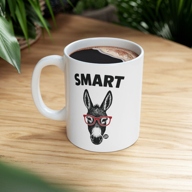 Load image into Gallery viewer, Clever Donkey with Glasses Smart Mug Design
