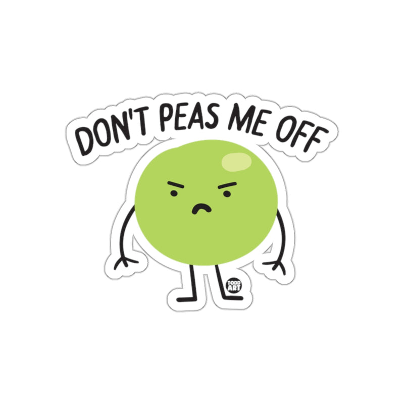 Load image into Gallery viewer, Don't Peas Me Off Funny Sticker Art Product
