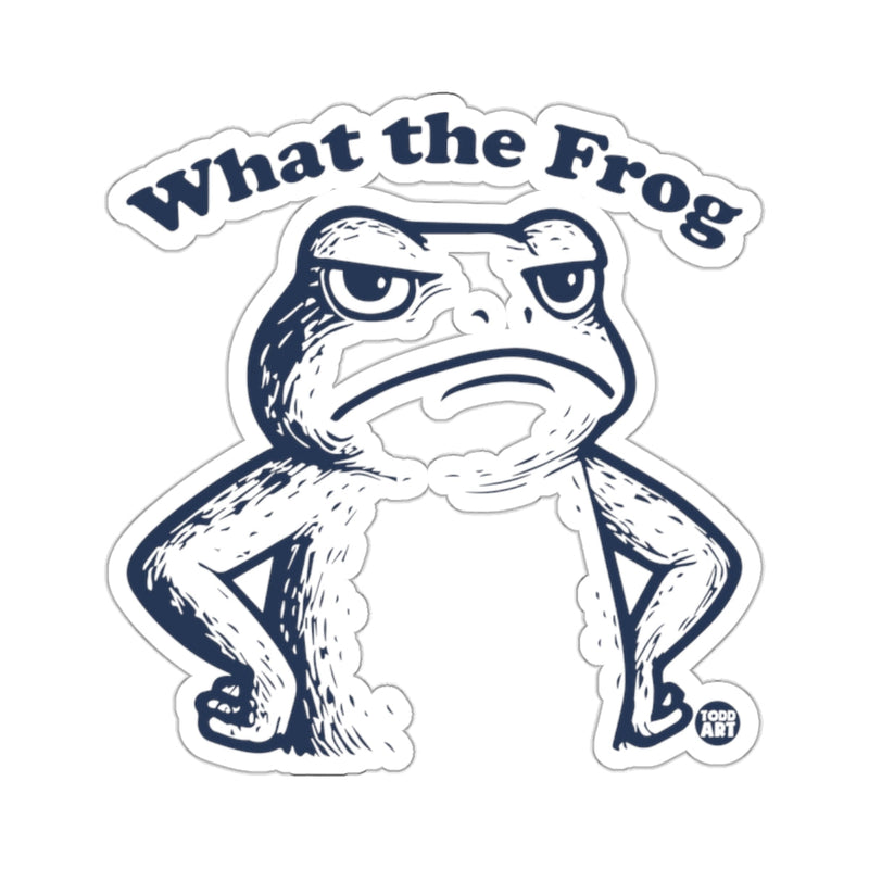Load image into Gallery viewer, What the Frog Grumpy Amphibian TODD ART 
