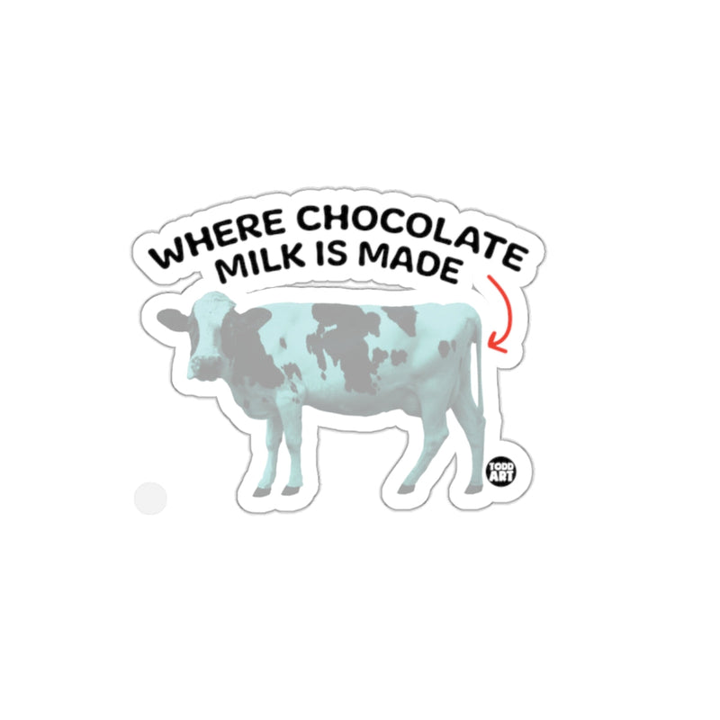 Load image into Gallery viewer, WHERE CHOCOLATE MILK IS MADE Sticker
