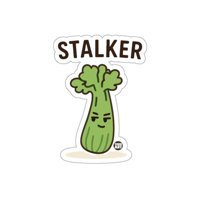 Load image into Gallery viewer, Stalker Celery Funny Humor Sticker for Laptops Tablets

