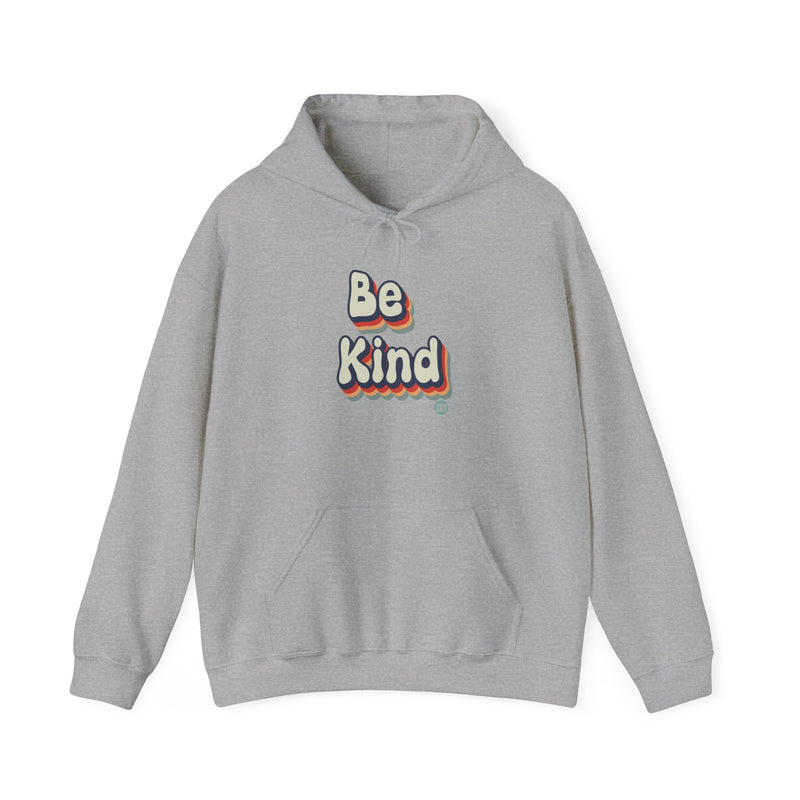 Load image into Gallery viewer, Be Kind Retro Hoodie, Cool Retro Hooded Sweatshirt, Kindness Hoodie
