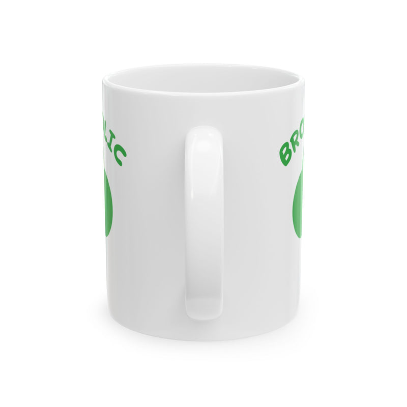 Load image into Gallery viewer, Broccoholic Broccoli Coffee Mug, Funny Broccoli Mug, Broccoli Lover Mug
