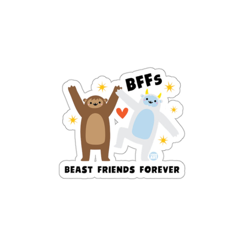 Load image into Gallery viewer, BFFs Beast Friends Forever Funny Cute Sticker
