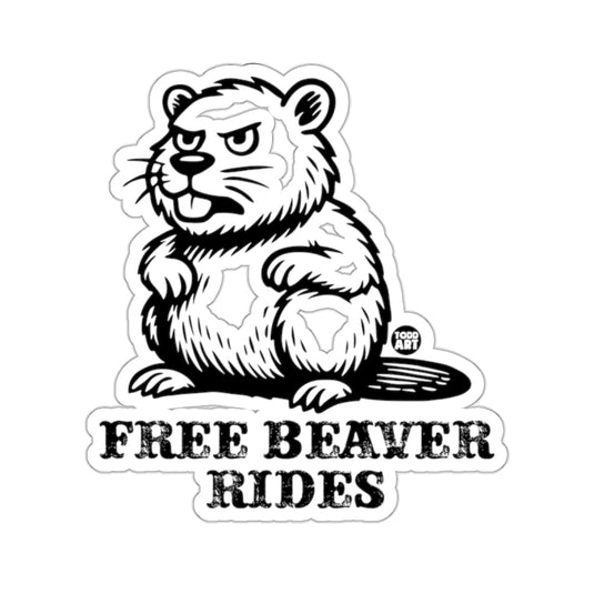 Angry Cartoon Beaver Free Beaver Rides Funny 