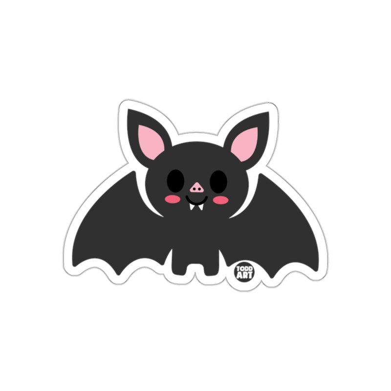 Load image into Gallery viewer, Cute Cartoon Bat with Pink Ears Sticker Product

