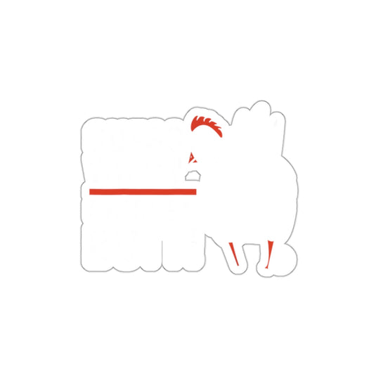 Funny Guess What Chicken Butt Sticker Product
