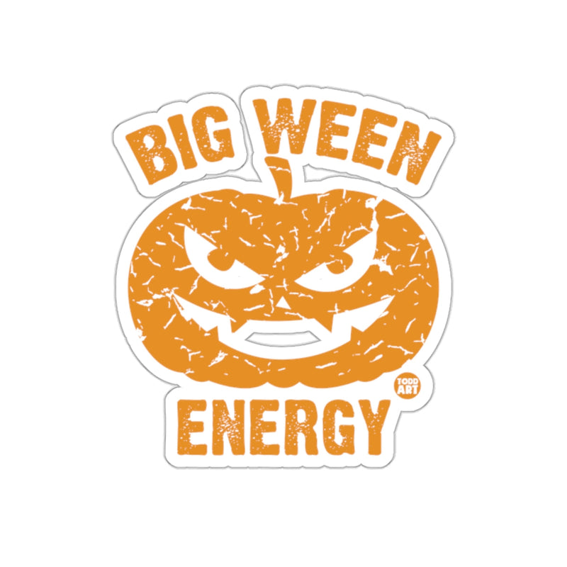 Load image into Gallery viewer, Big Ween Energy Halloween Pumpkin Sticker
