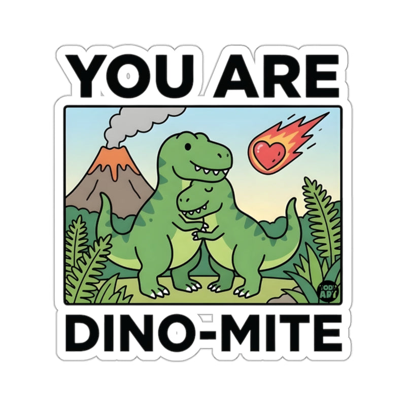 Load image into Gallery viewer, Cute Dinosaurs You Are Dino-Mite Loving Couple 
