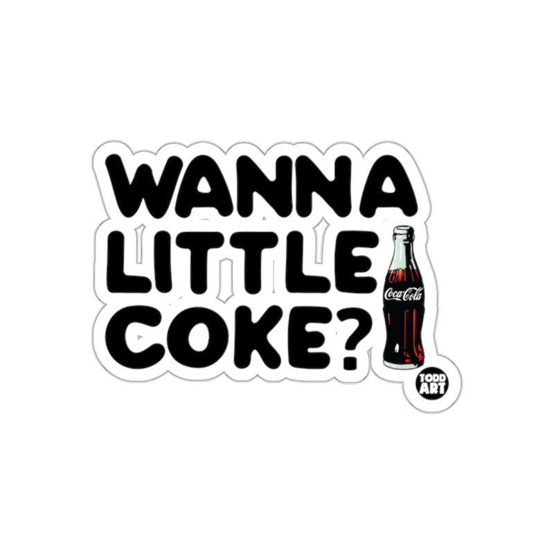 Load image into Gallery viewer, Wanna Little Coke Bottle Sticker Todd Art
