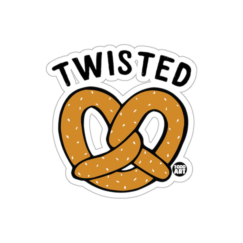 Load image into Gallery viewer, Fun Twisted Pretzel Sticker with Cute Design
