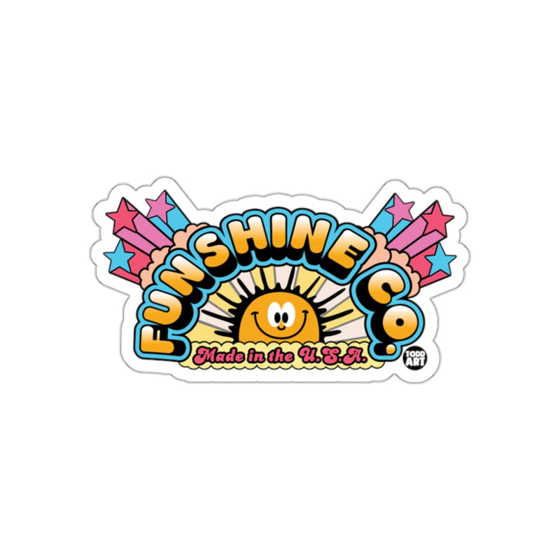 Load image into Gallery viewer, Funshine Co. Made in the U.S.A. Sticker for Fun Products
